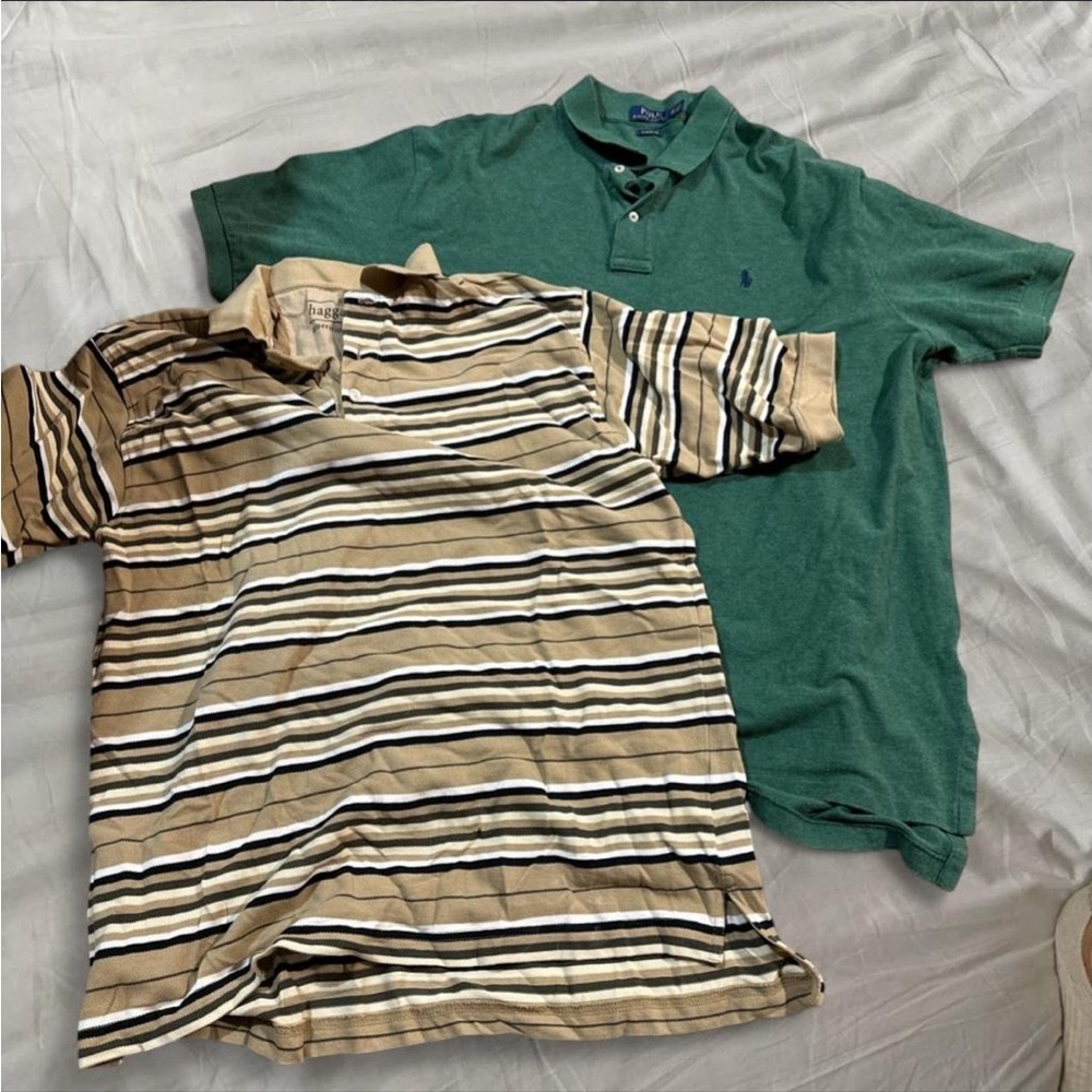bundle of men’s polos°❀⋆.ೃ࿔*:･